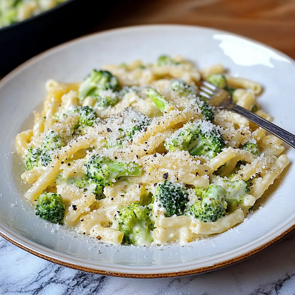 Easy Cheesy and Creamy Broccoli Pasta Dinner
