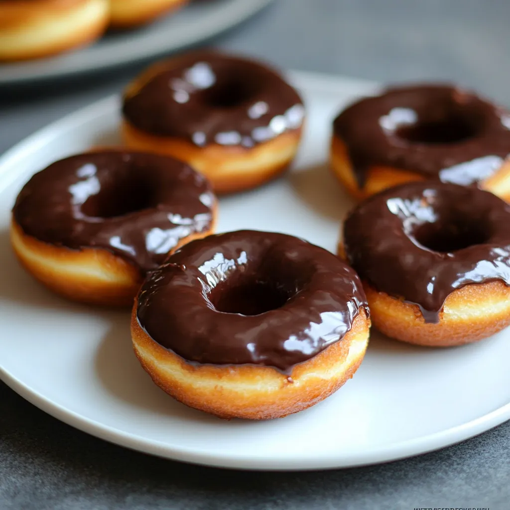 Delicious Chocolate Buttermilk Baked Donuts