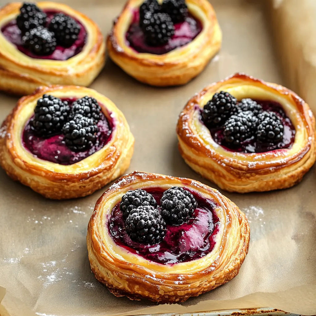Blackberry Cream Cheese Danish