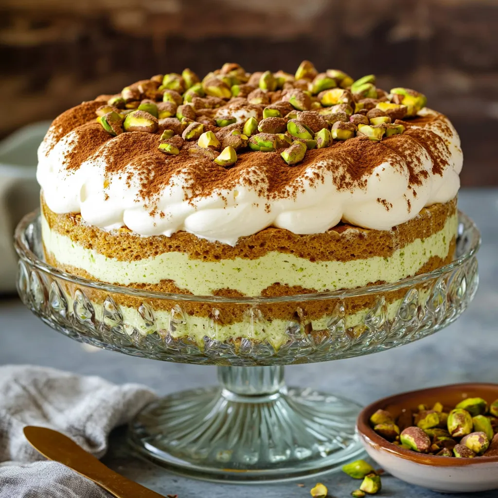 Pistachio Tiramisu