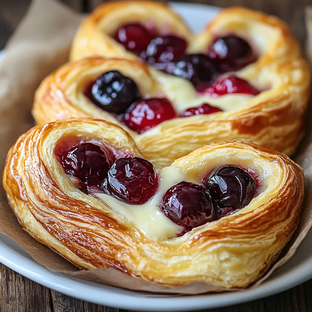 Delicious Cherry Cheese Danish