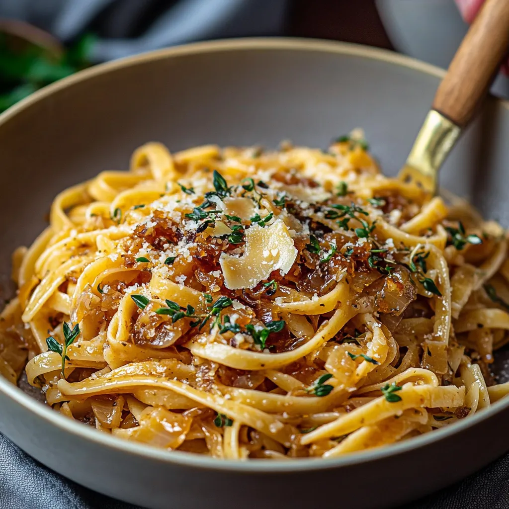 Caramelized Onion Pasta