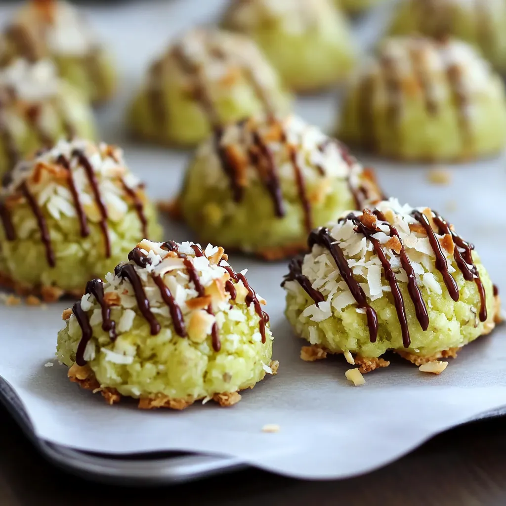 Pistachio Coconut Macaroons