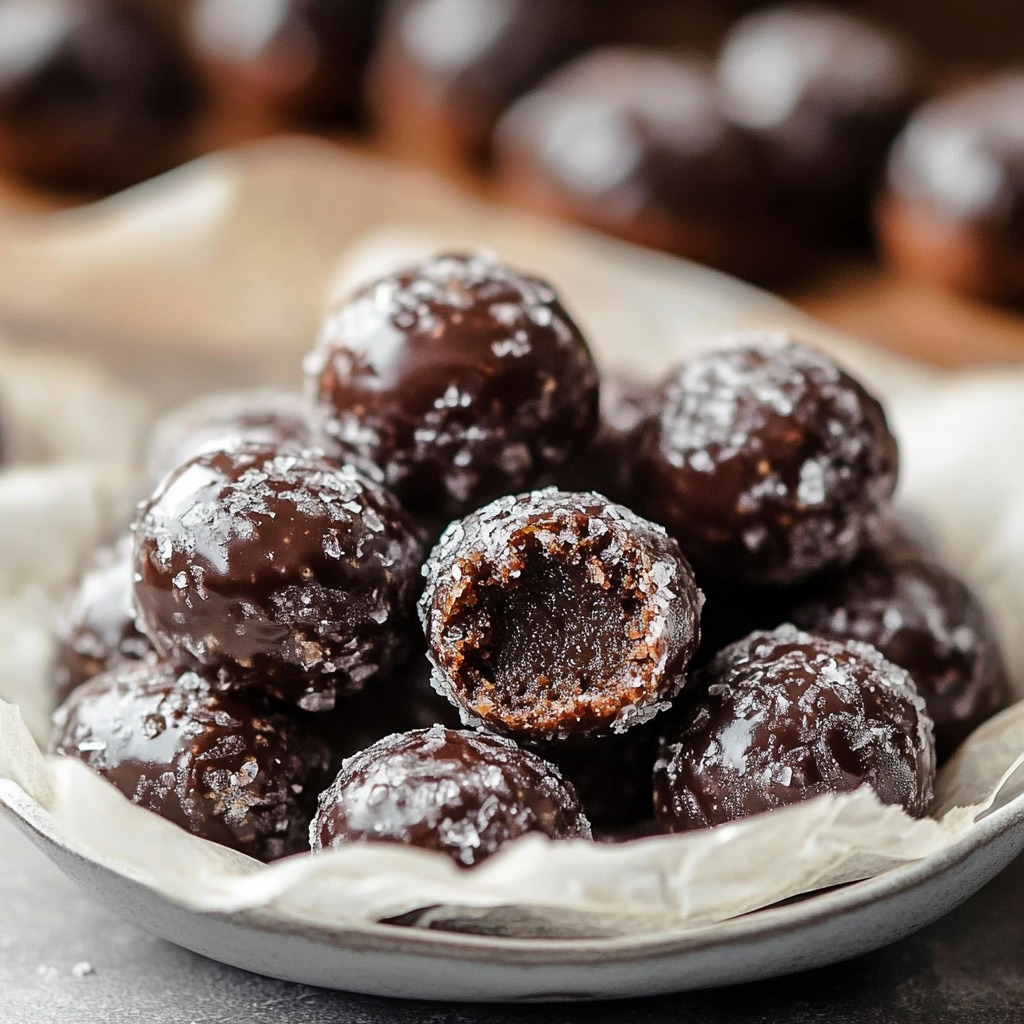 Glazed Chocolate Donut Holes