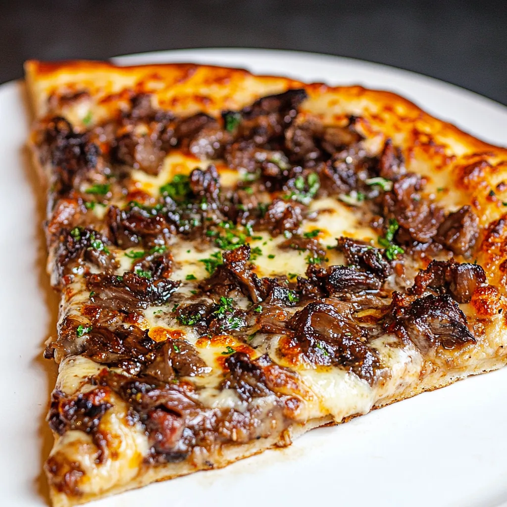 Easy Truffle Oxtail Pizza