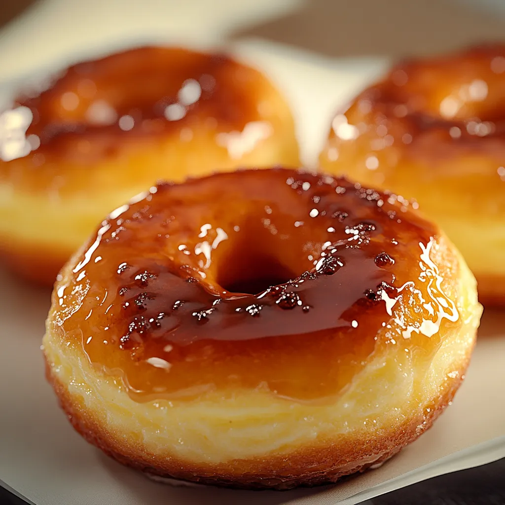 Crème Brûlée Donuts