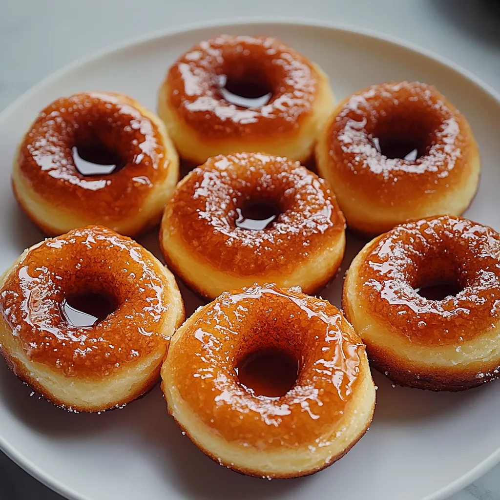 Easy Crème Brûlée Donuts