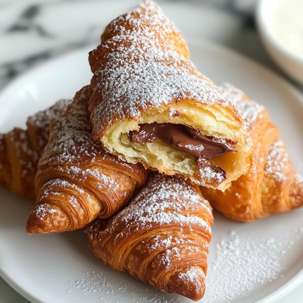 Fried Croissant Beignets
