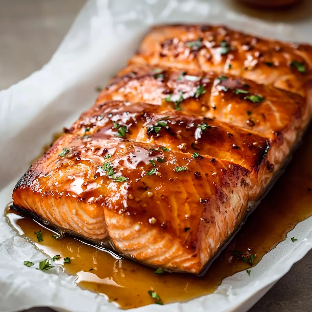 Easy Honey Glazed Salmon