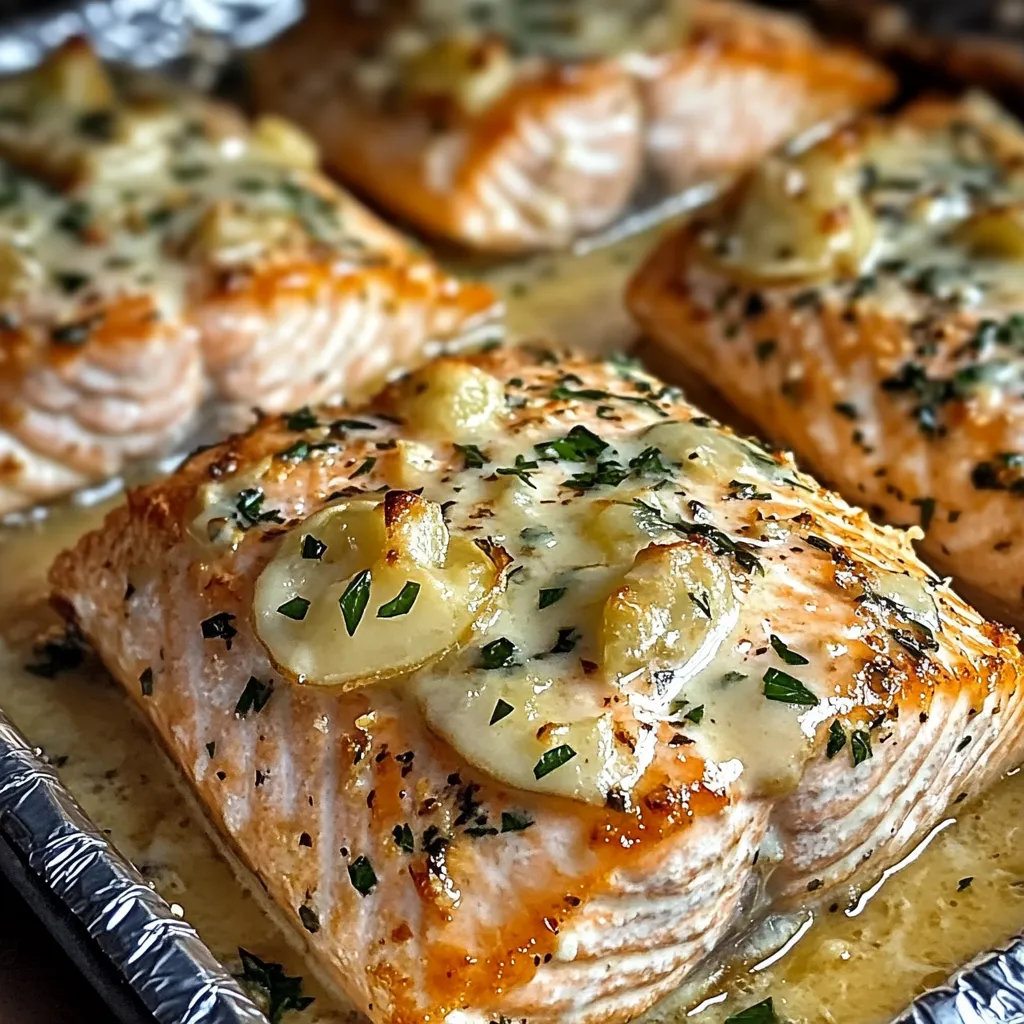 Garlic Butter Baked Salmon