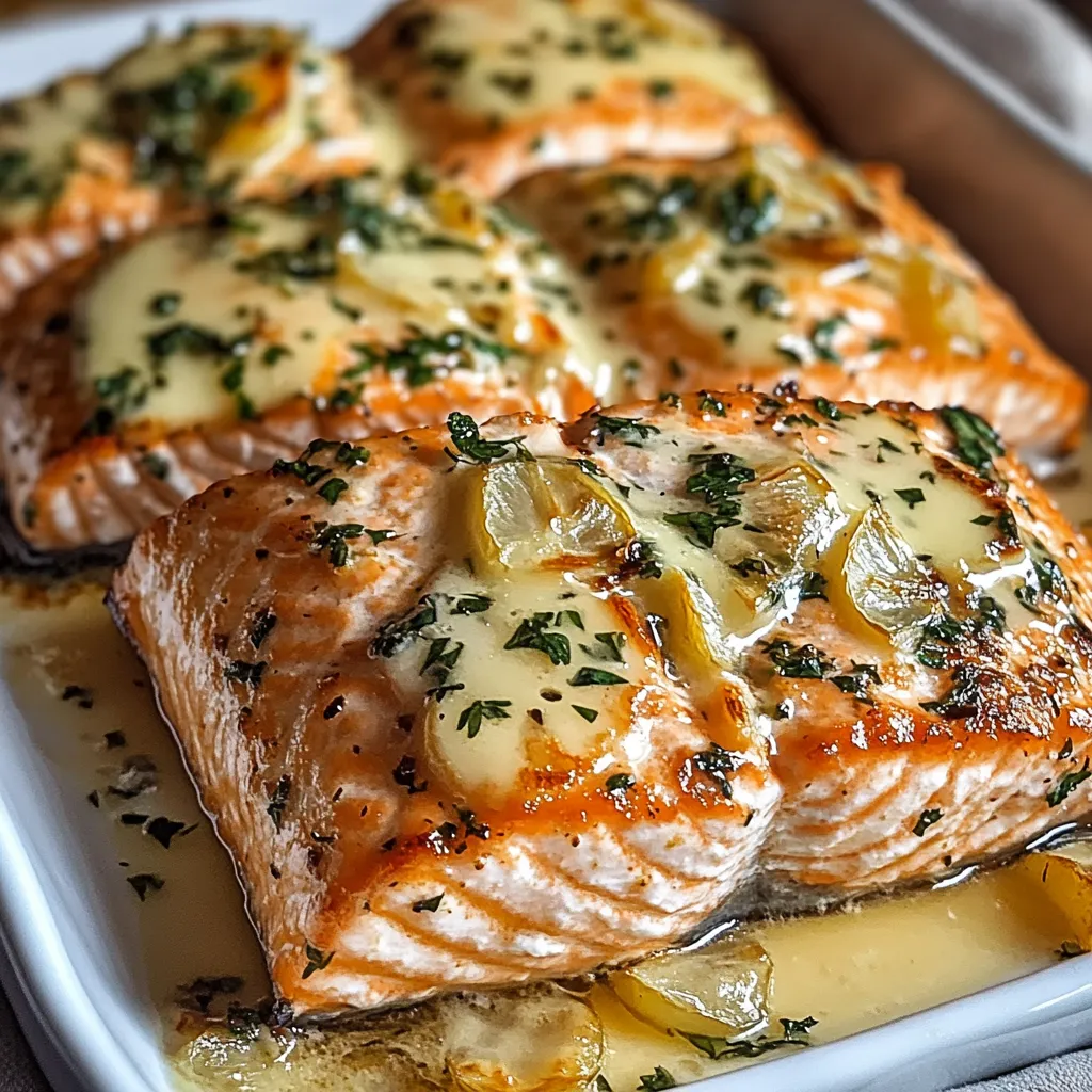 Easy Garlic Butter Baked Salmon