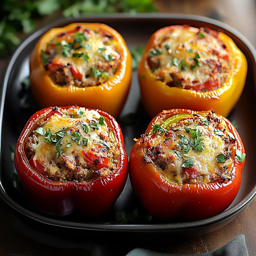 Delicious Quick and Easy Stuffed Bell Peppers