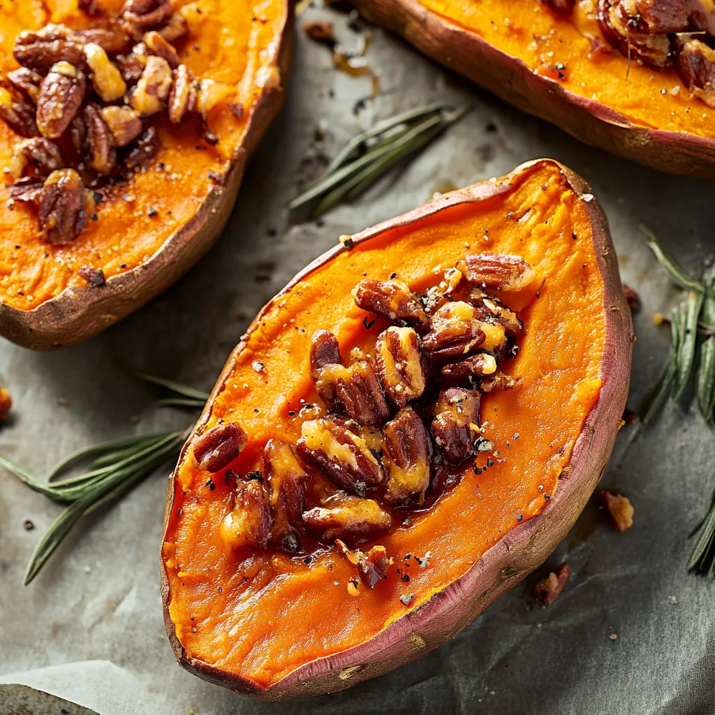 Twice Baked Sweet Potatoes