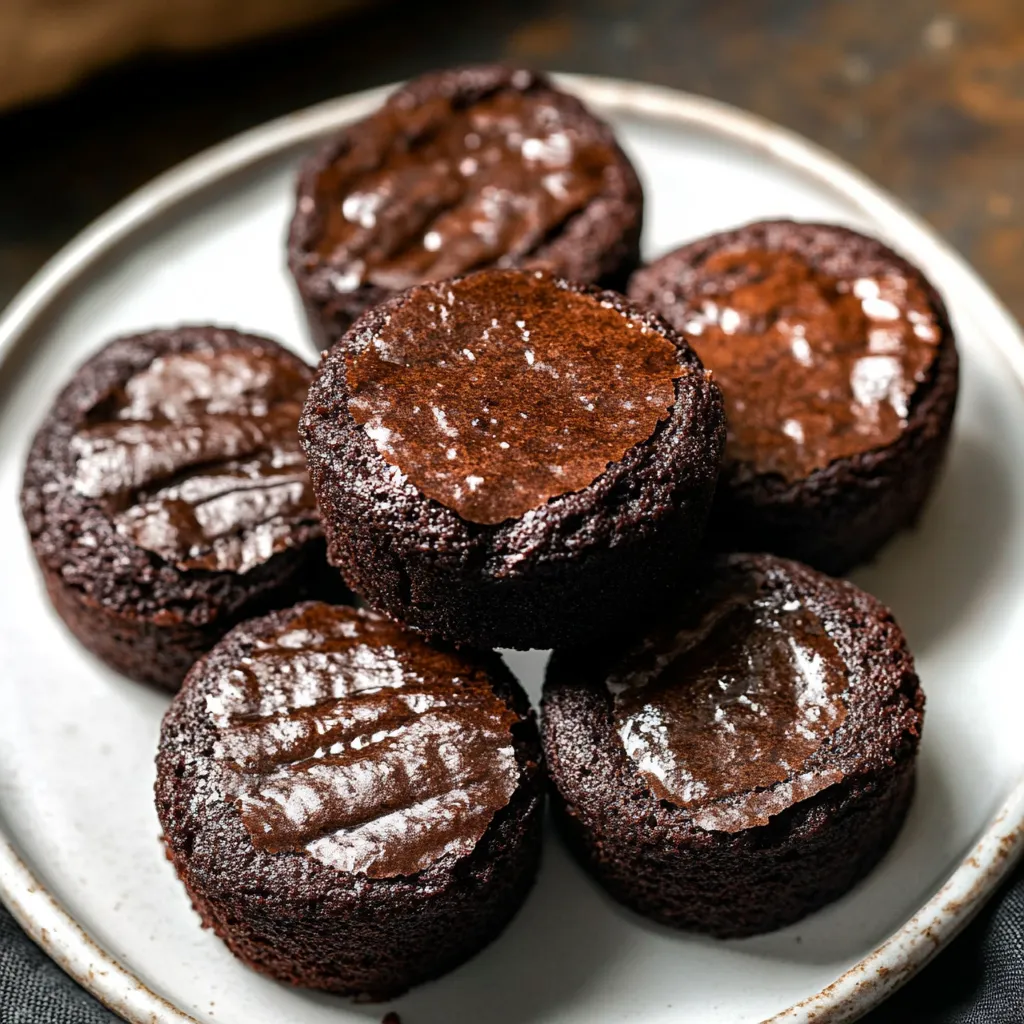 Easy Fudgy Espresso Brownie Bites