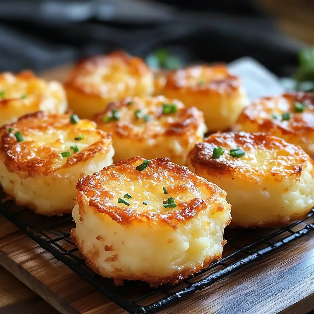 Cheesy Mashed Potato Puffs