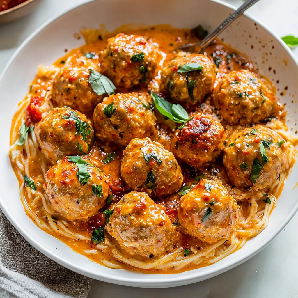 Yummy Marry Me Chicken Meatballs