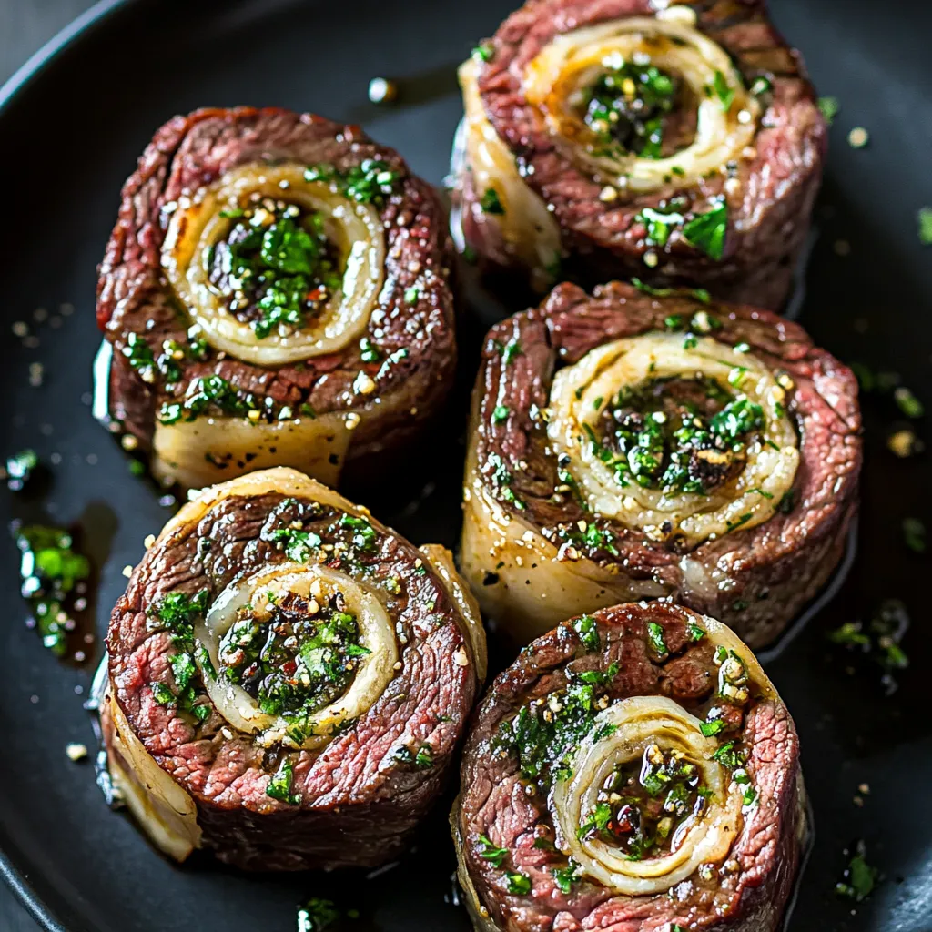 Yummy Steak Pinwheels