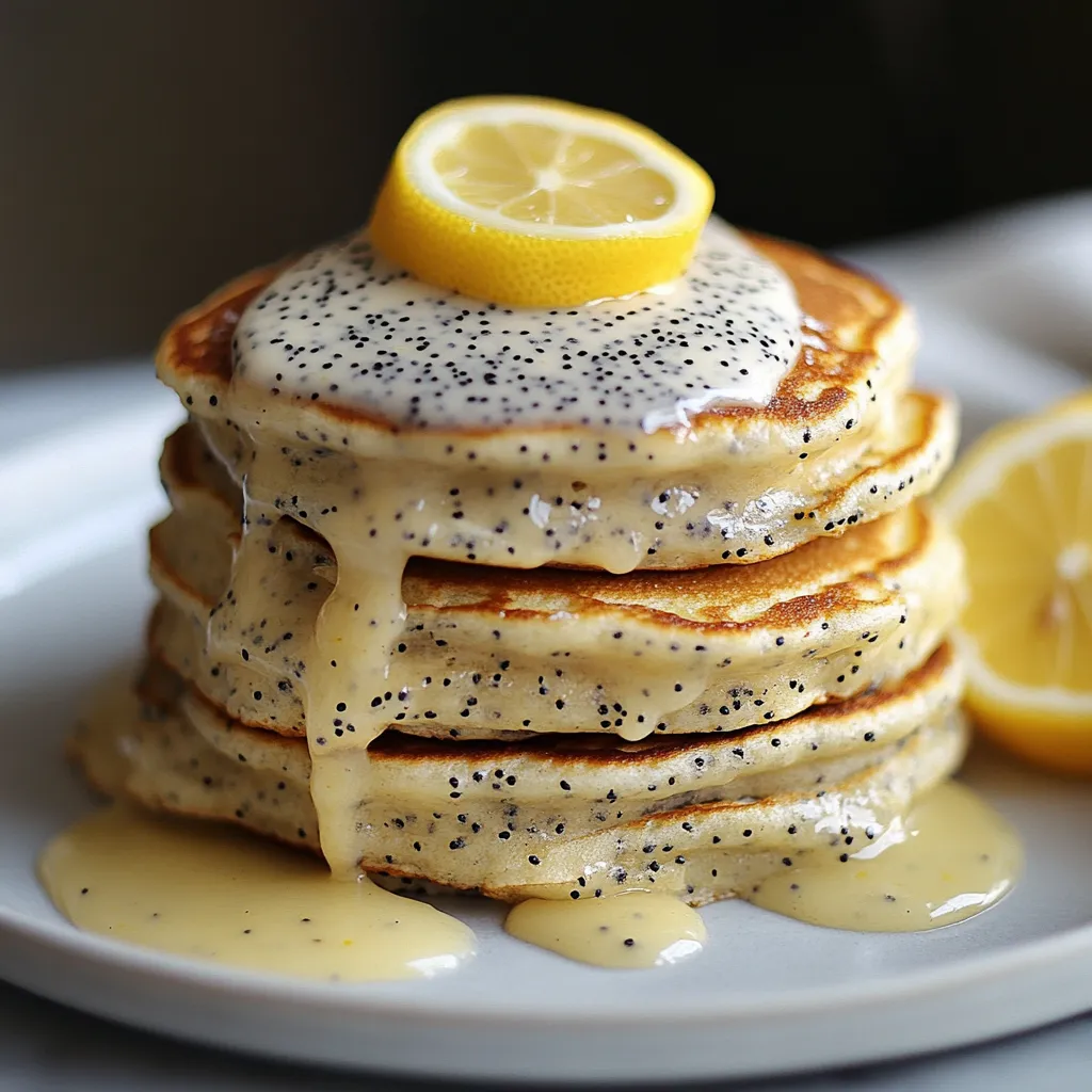 Lemon Poppy Seed Pancakes