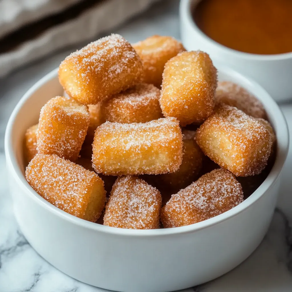 Delicious Sweet Air Fryer Churro Bites How-To