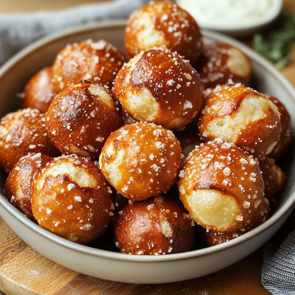Air Fryer Pretzel Bites Dish