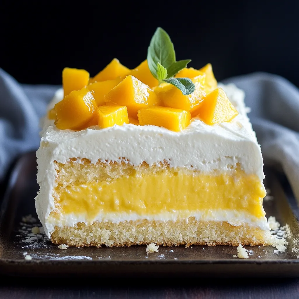 Easy Mango Lassi Tres Leches Cake