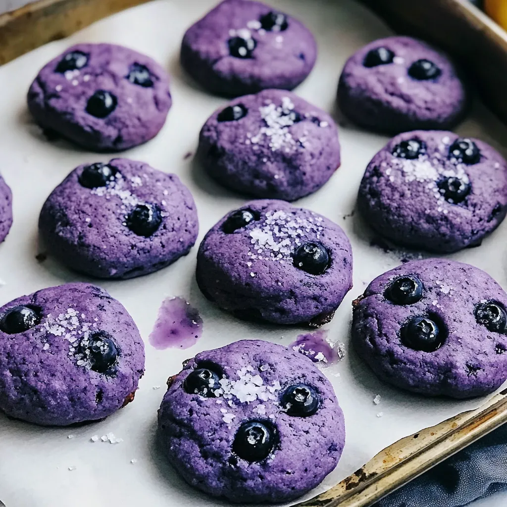 Yummy Blueberry Heaven Cookies Soft Chewy Fruity Treat