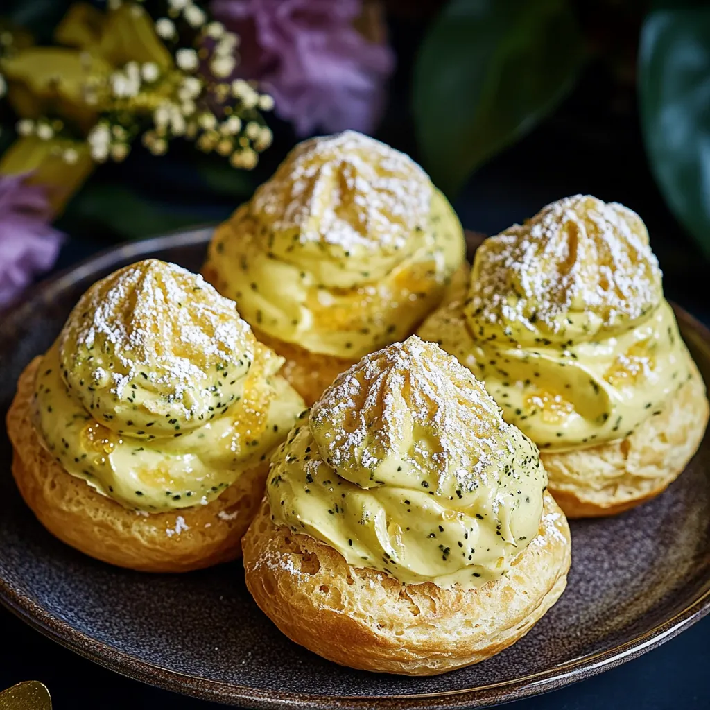 Tinker Bell’s Passionfruit Cream Puffs