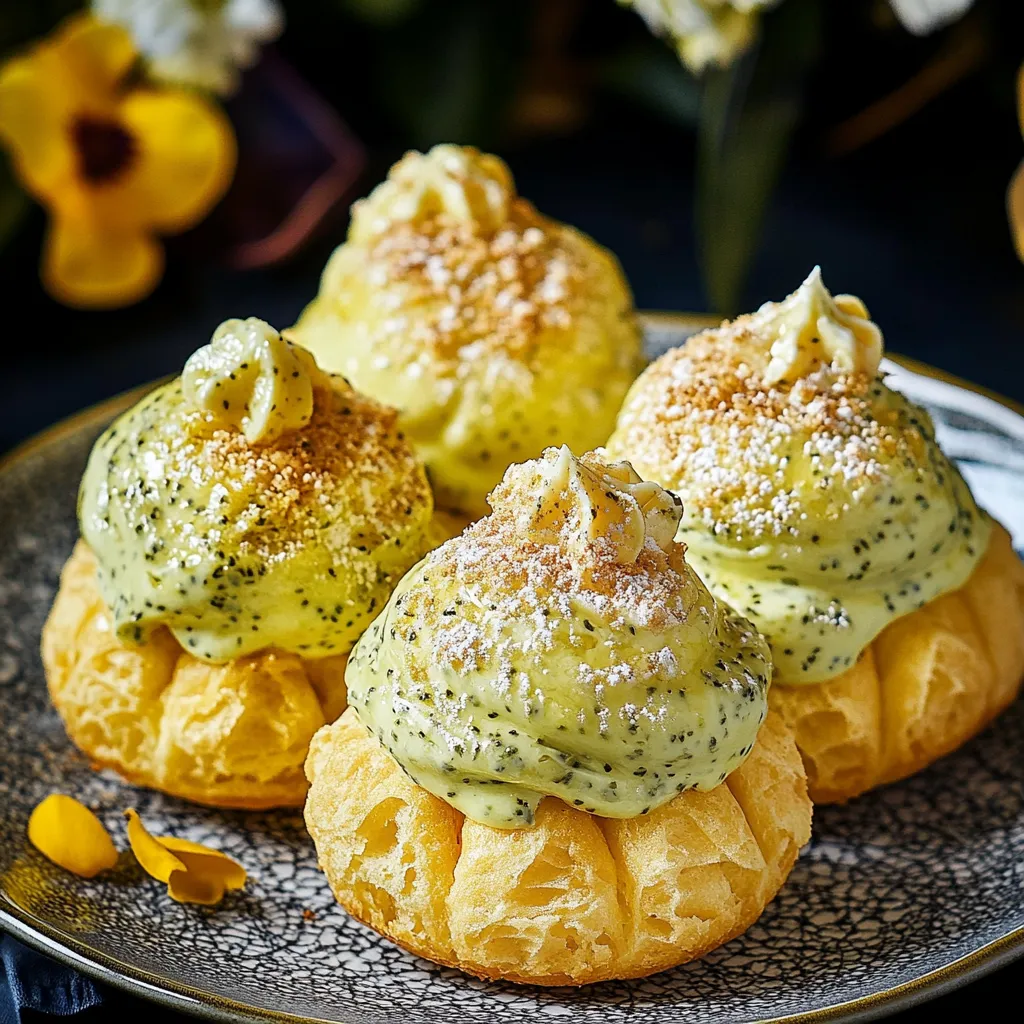Easy Tinker Bell’s Passionfruit Cream Puffs