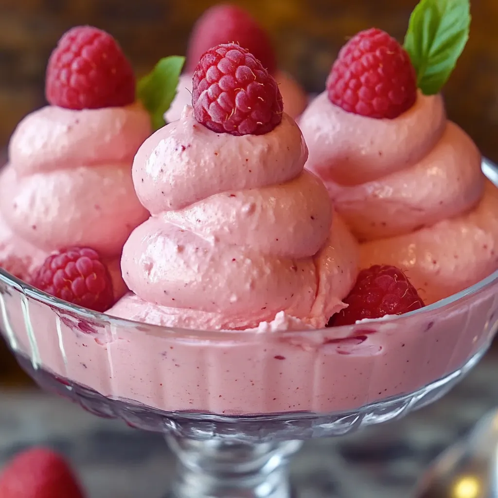Easy Raspberry Mousse