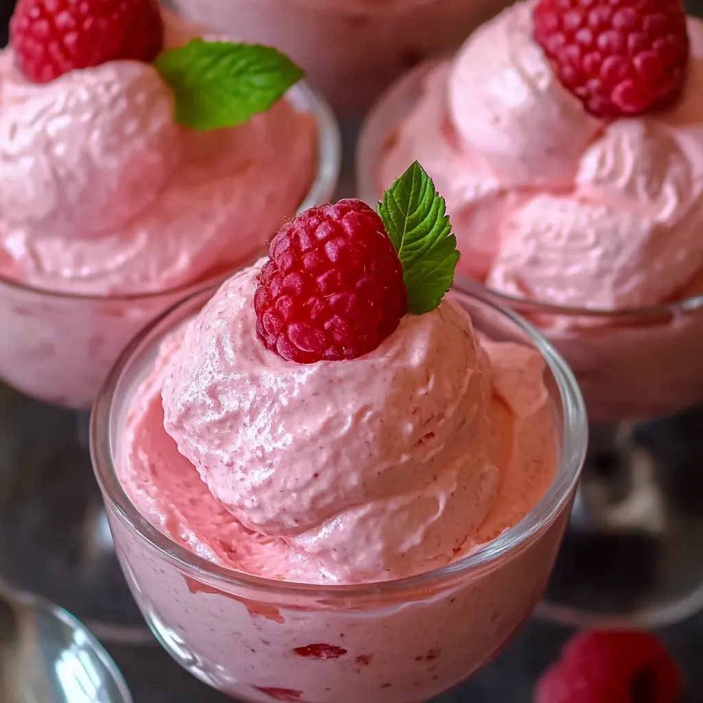 Delicious Raspberry Mousse