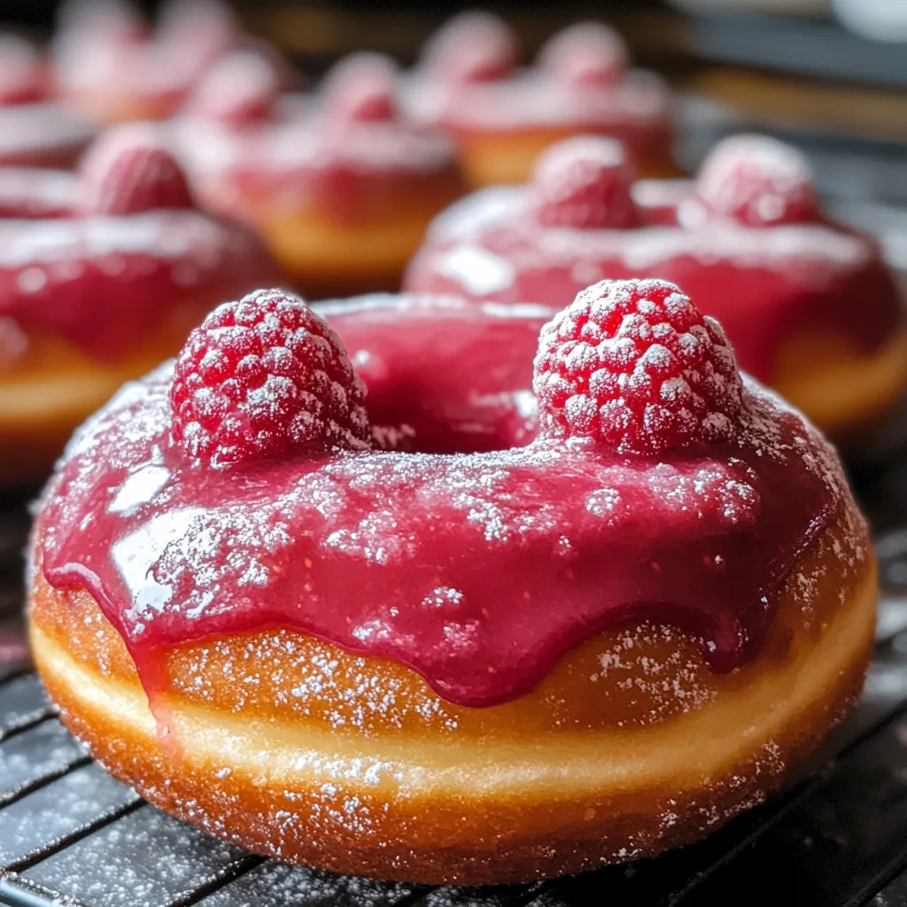 Delicious Baked Raspberry Donuts