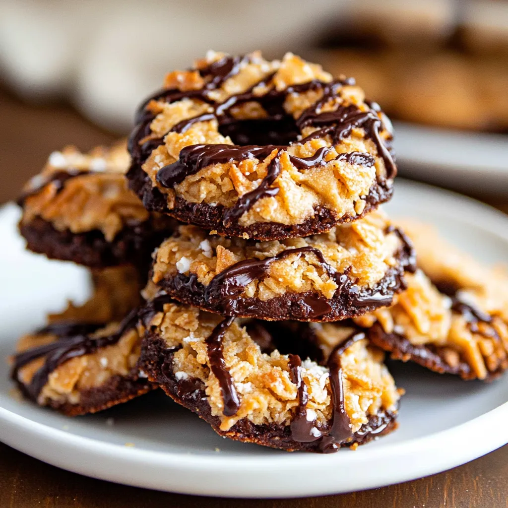 Chocolate chip cookies stacked on a plate.