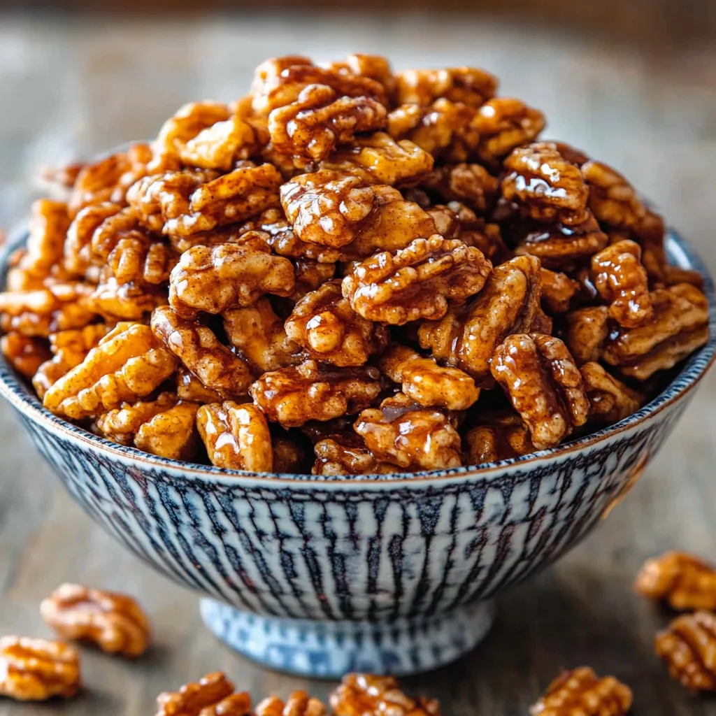 A bowl of pecans.
