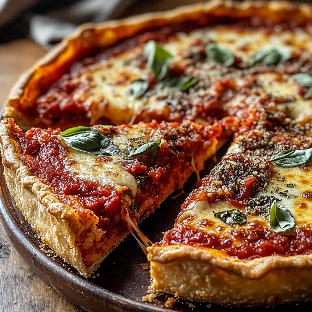 A cheesy slice of pizza with fresh basil.