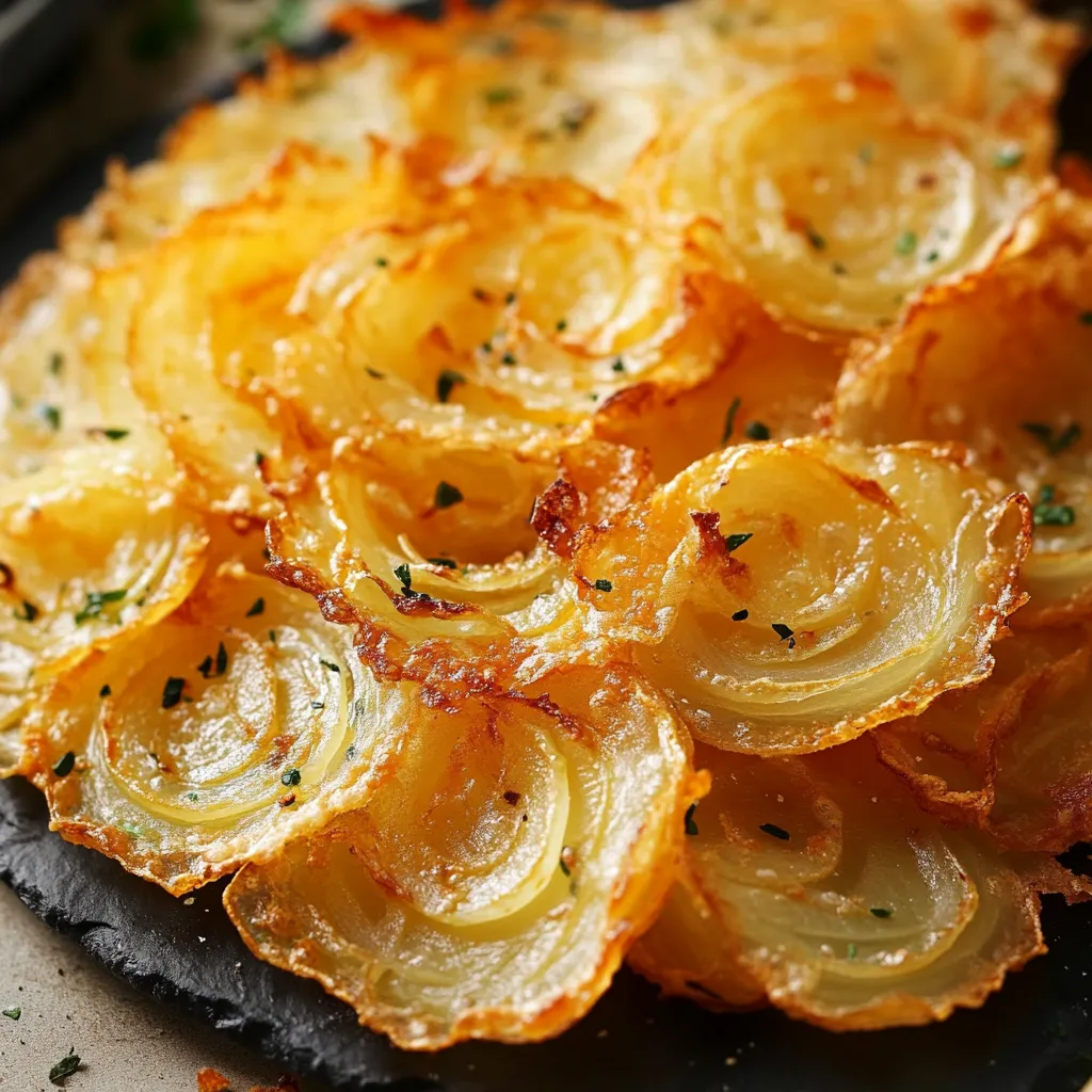 A plate of fried onions.