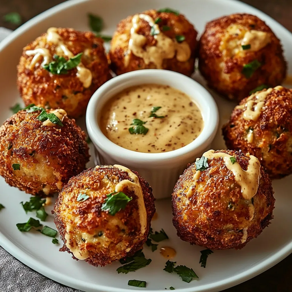 Crunchy snacks on a plate with dip.
