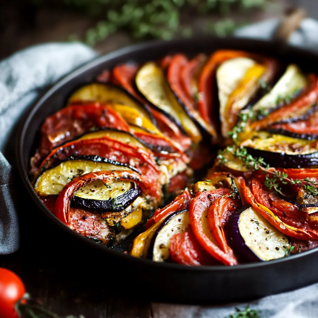 A pan of food with a variety of vegetables.