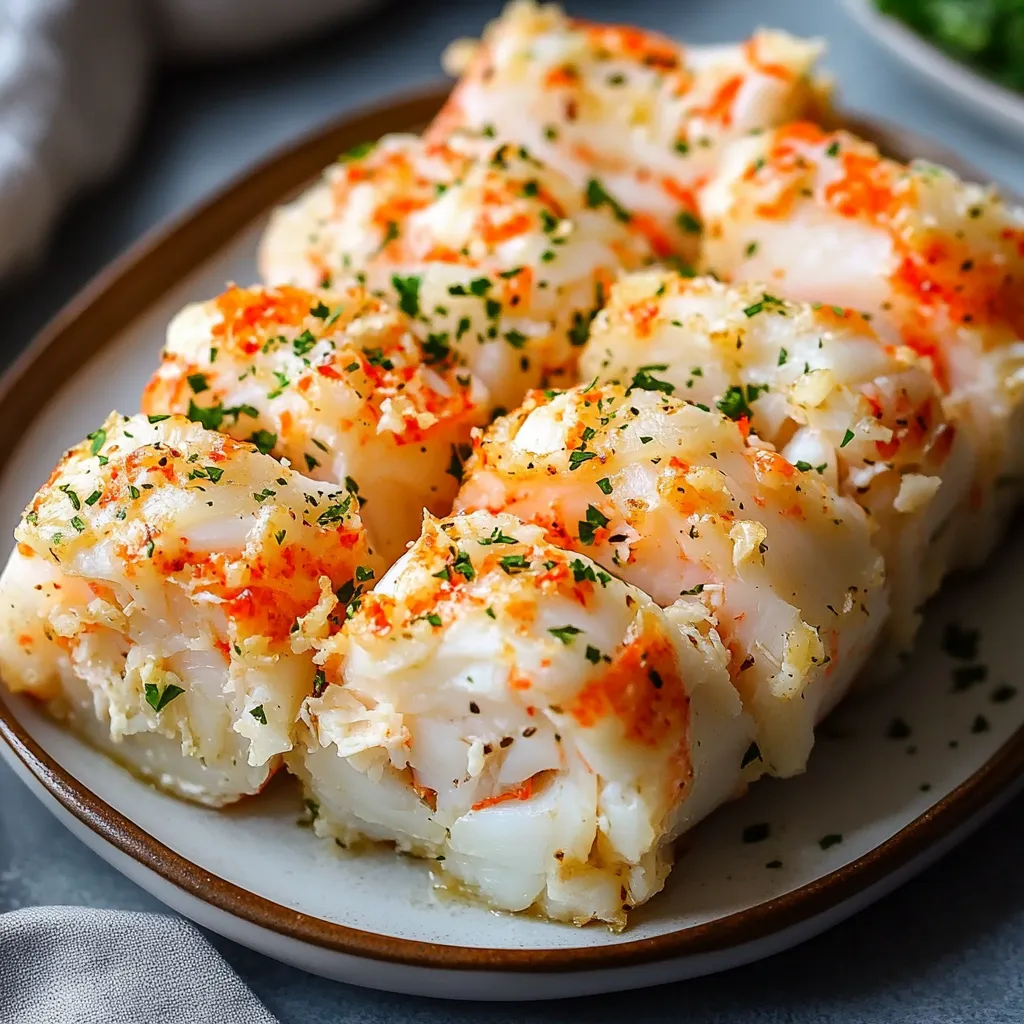 A plate of shrimp with red peppers and herbs.