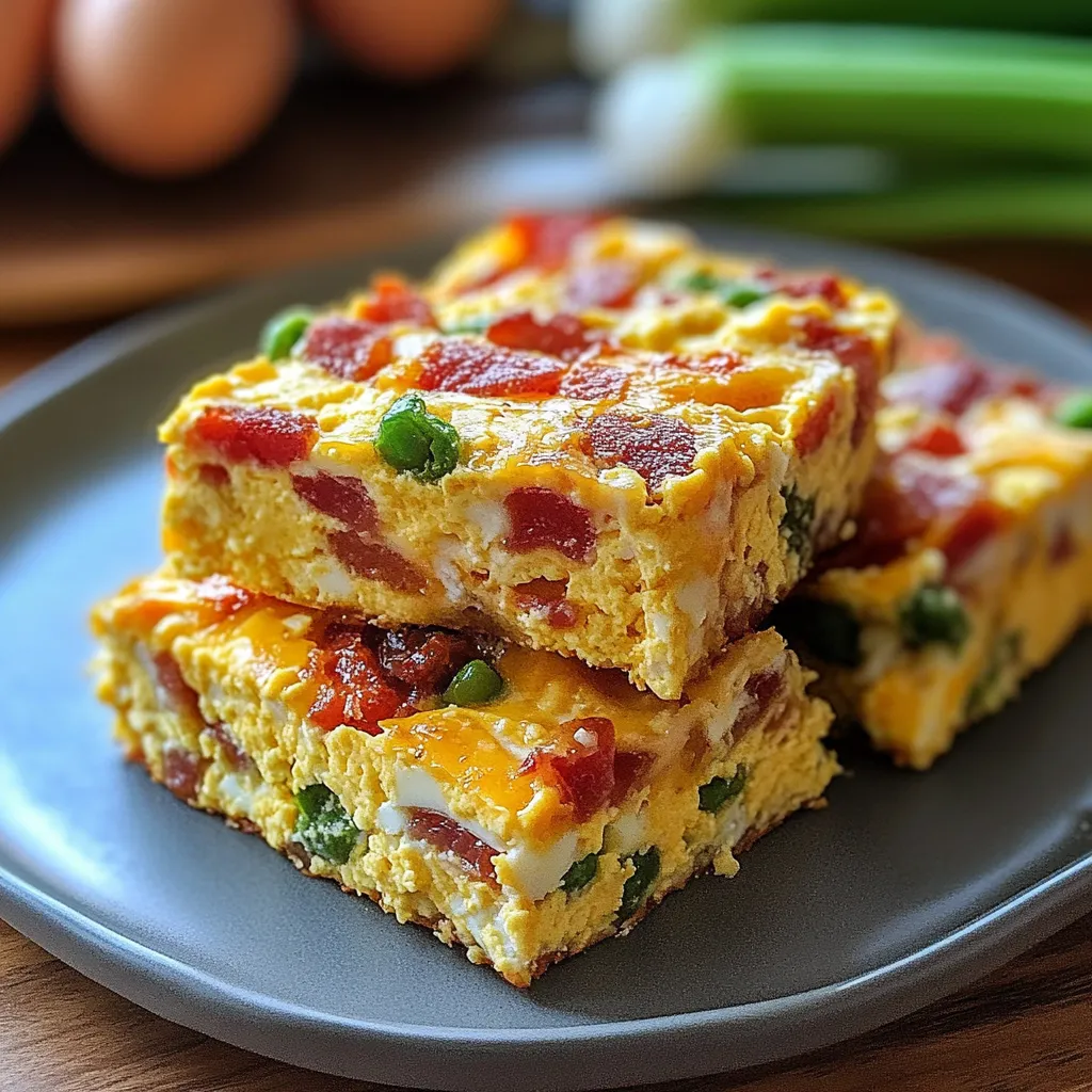 A plate of food with peppers and eggs.