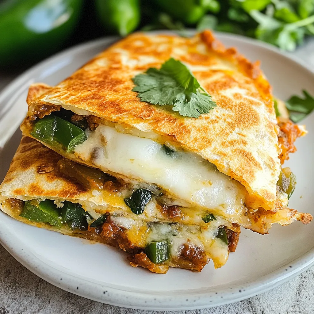 A plate of food with a green topping.