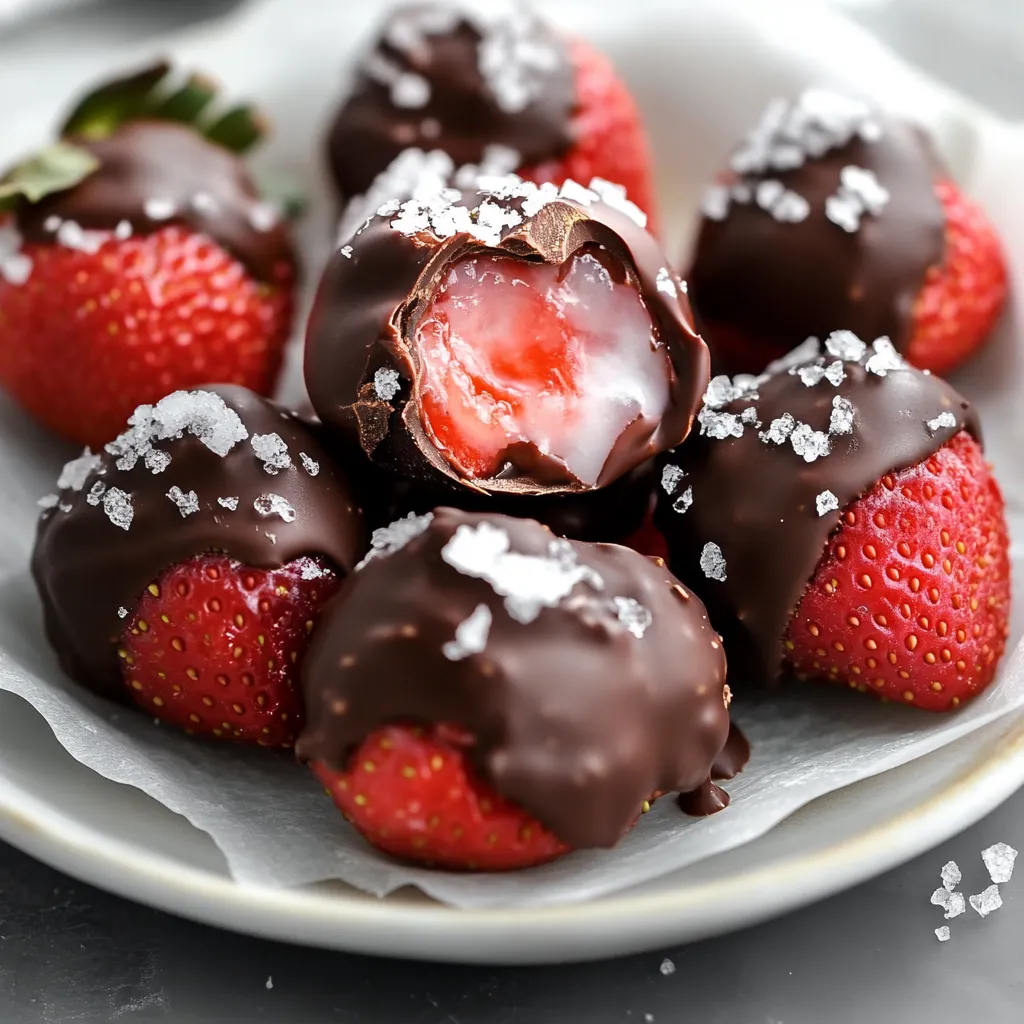 Chocolate covered strawberries with whipped cream.