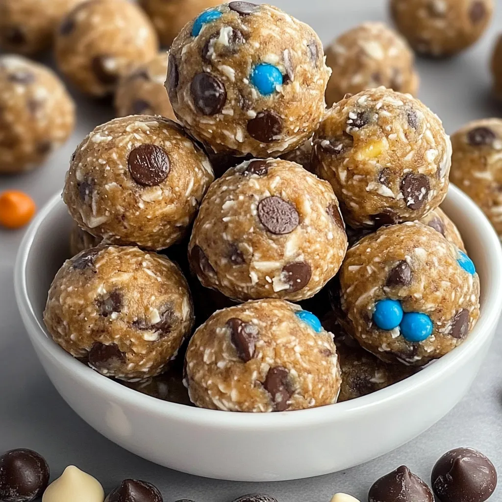 A bowl of chocolate chip cookies.