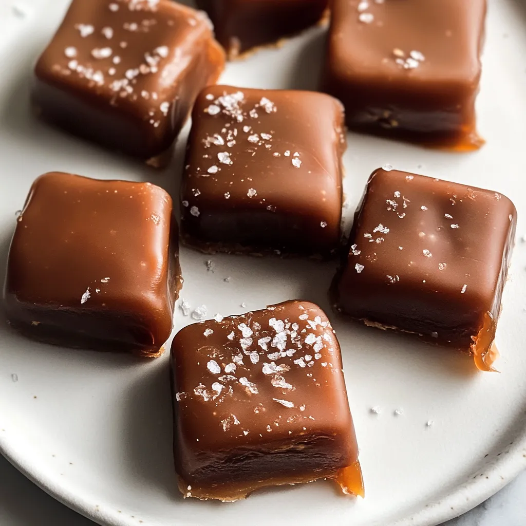 A plate of brown sugar cubes.