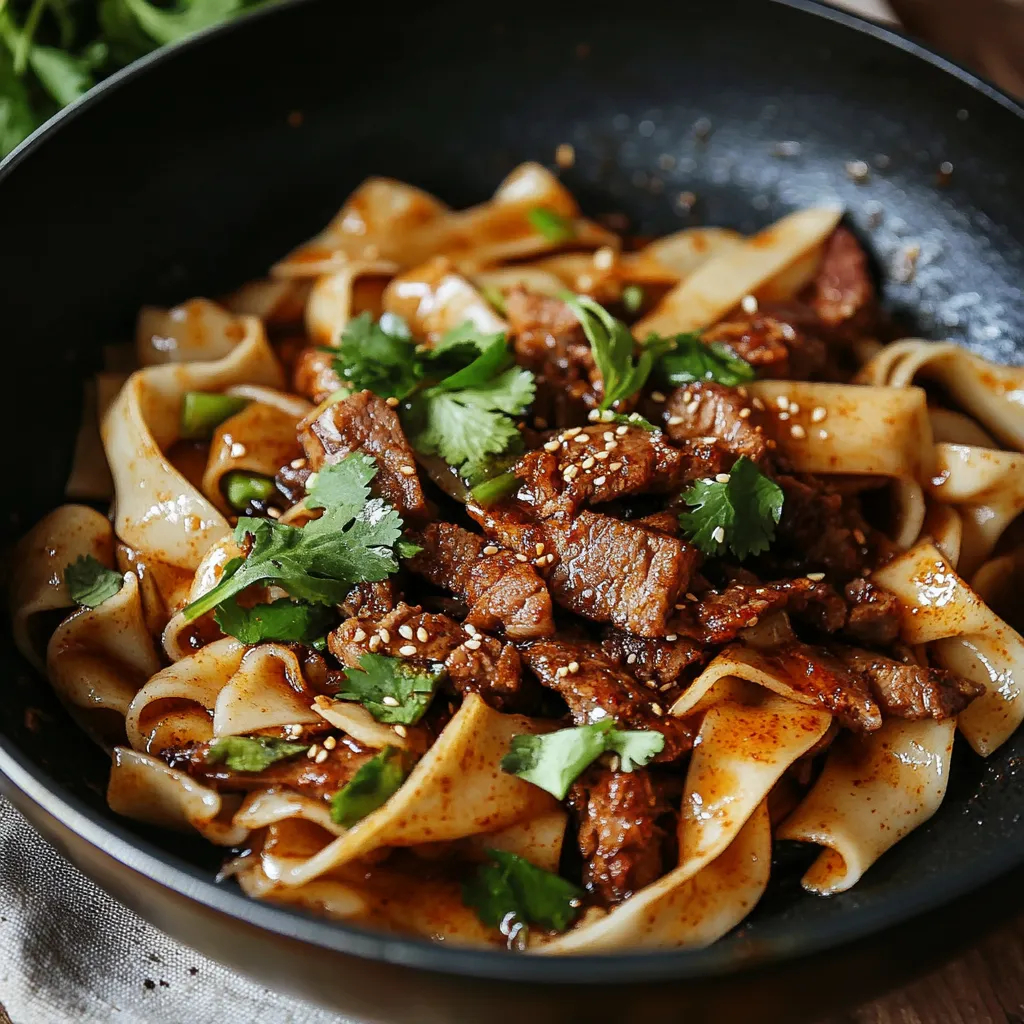 A bowl of noodles with meat and vegetables.