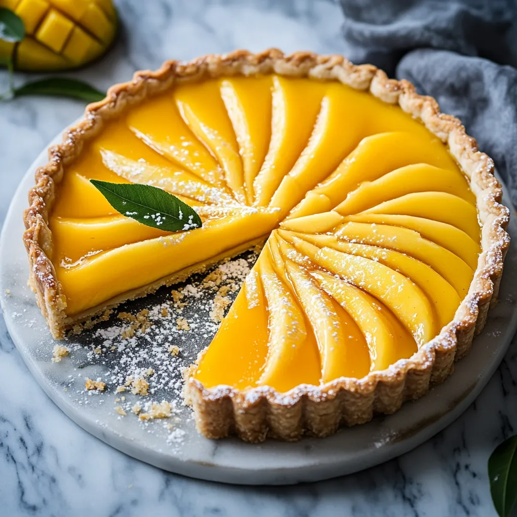 A slice of tropical pineapple dessert.