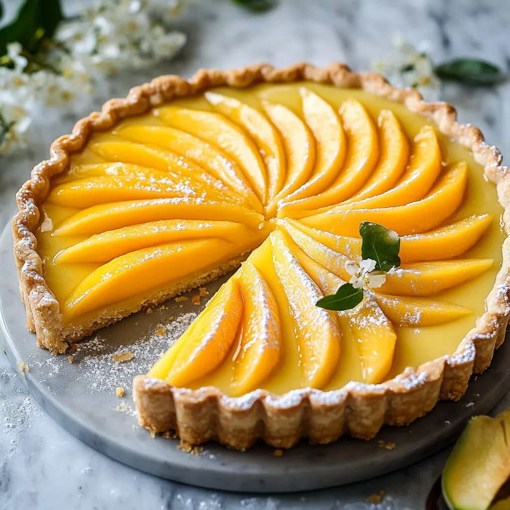 A slice of peach pie on a plate.