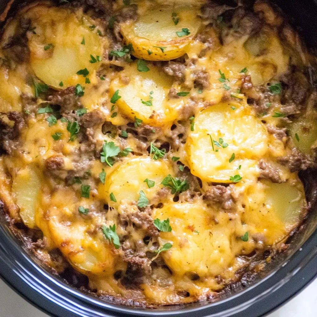 A dish of food with a spoon in it.