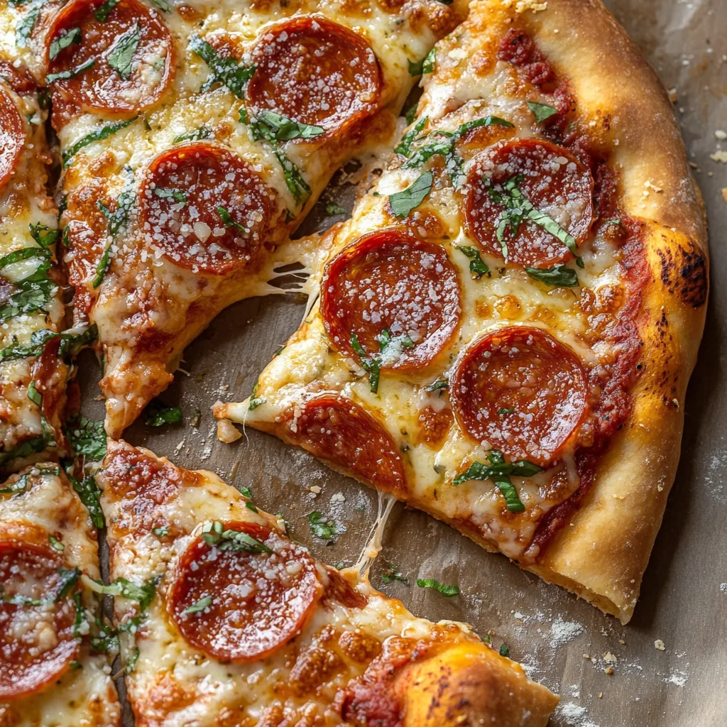 A slice of pepperoni pizza on a paper plate.