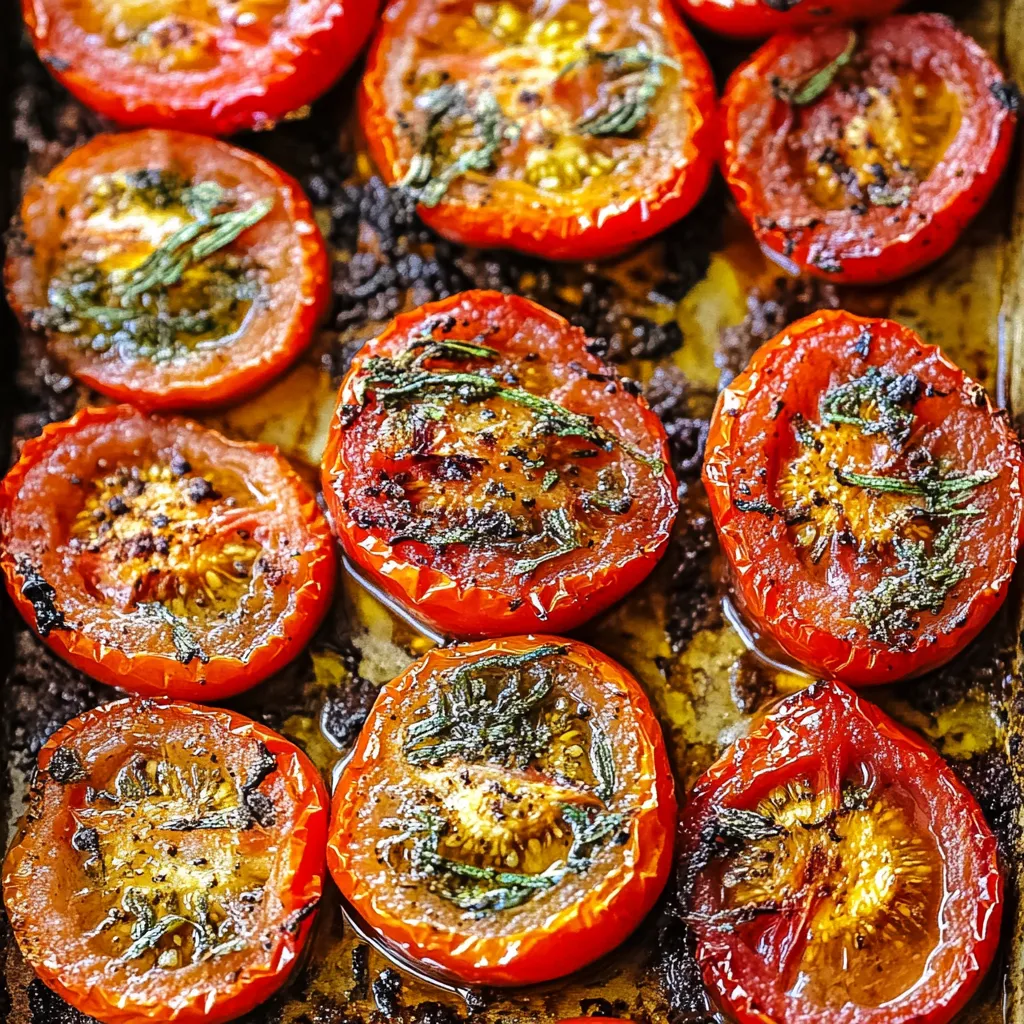 Tomatoes on a tray.