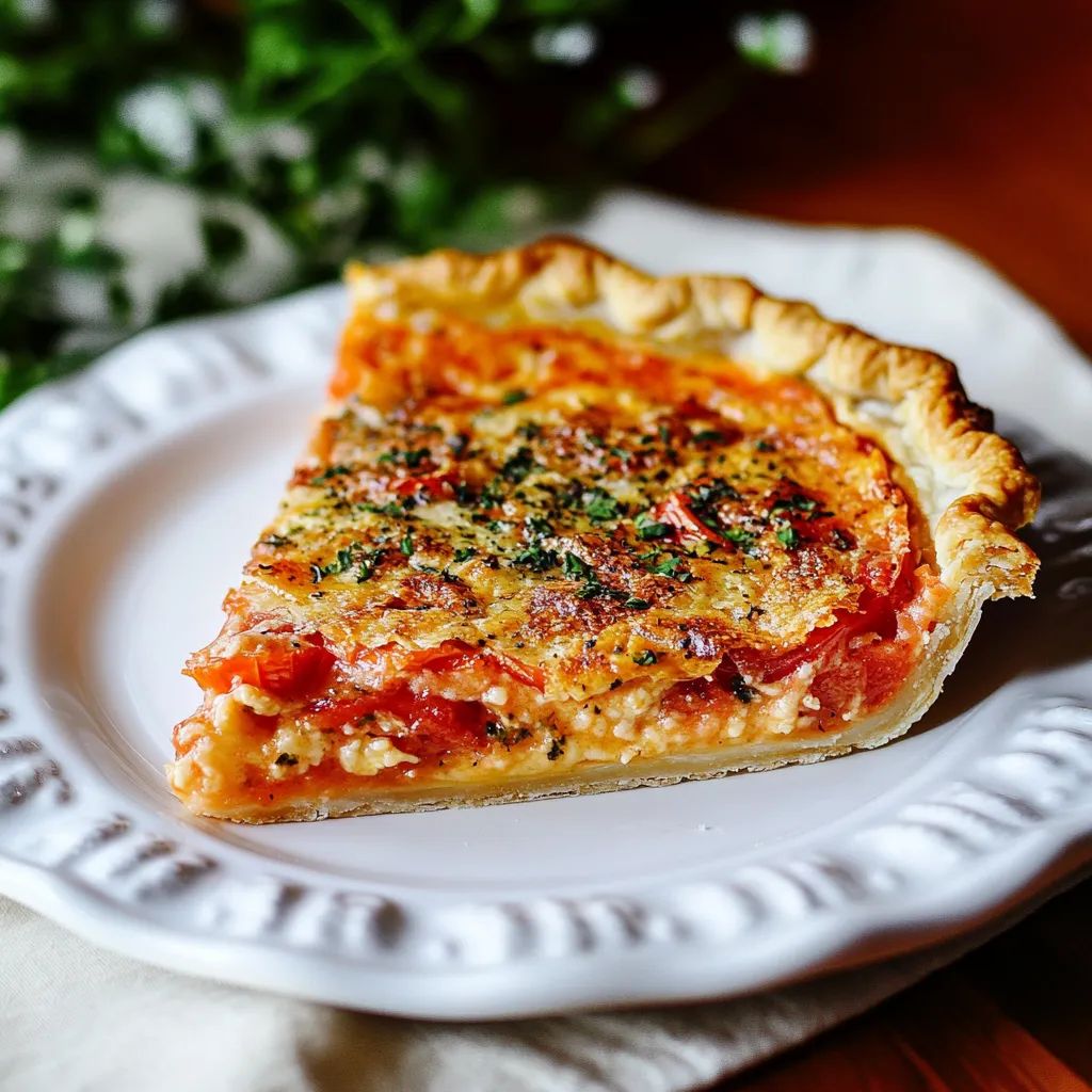 A slice of pizza on a white plate.